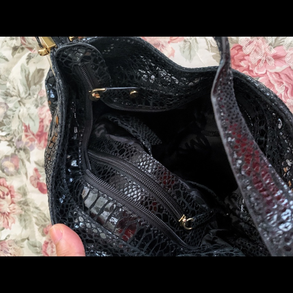 Python Print Leather Bag - Picture 4 of 5